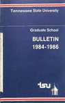 Graduate Catalogue 1984-1986 by Tennessee State University