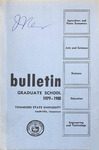 Graduate Catalogue 1979 - 1980 by Tennessee State University