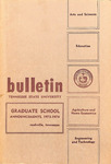Graduate Catalogue 1973 - 1974 by Tennessee State University