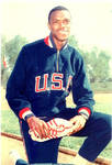 Ralph Boston in his 1968 U. S. Olympic Team Track Uniform by Tennessee State University