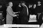 Mayor Thomas L. Cummings Presenting Diplomas to Bowman Barber College Graduates, 1947 by Tennessee State University